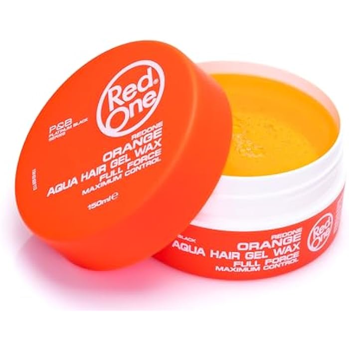RedOne Hair Styling Aqua Wax Orange 150 ml | Edge Control | Ultra Hold | Gel Wax | Men & Women Hair Wax | Melon Scent | Maximum Control - Image 2